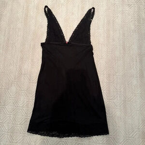 Black Lace Babydoll, Victoria Secret,  Size S
